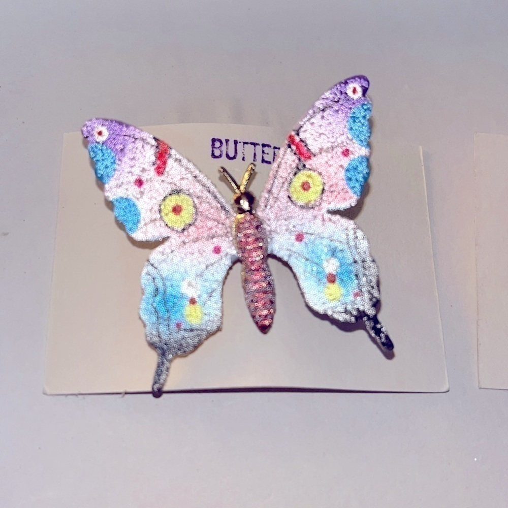 Vintage Butterfly Scatter Pin set of 4 Deadstock - Picture 2 of 5